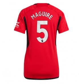 Manchester United Harry Maguire #5 Hemmatröja Dam 2023-24 Kortärmad